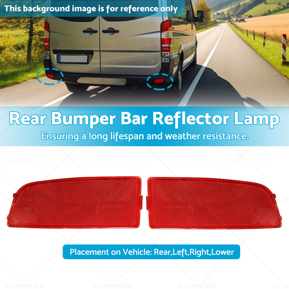 LH RH Rear Bumper Bar Reflector Lamp Suitable For Mercedes Benz Sprinter 06-18