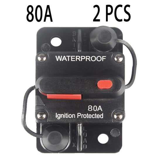 30-300AMP Car Circuit Breaker Fuse Reset Waterproof 12V-24V DC Car Boat Auto