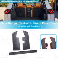 Bumper Protector Guard Panel Trim Alloy Rear Suitable for Suzuki Jimny 19-23