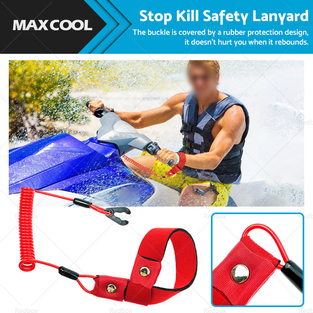 Stop Kill Key Floating Safety Wrist Lanyard Suitable For Yamaha Jet Ski Wave