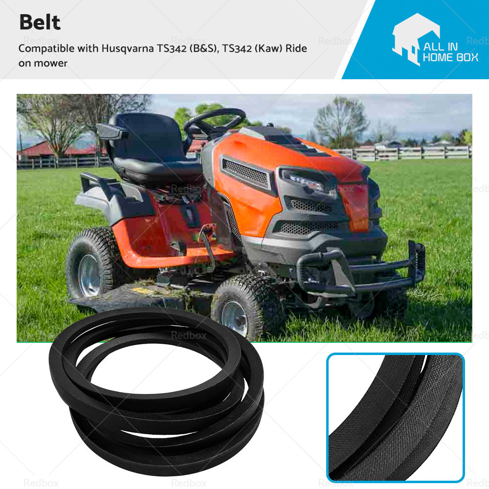 Deck Belt Suitable For Husqvarna TS342  B and S , TS342  Kaw  Ride on mower