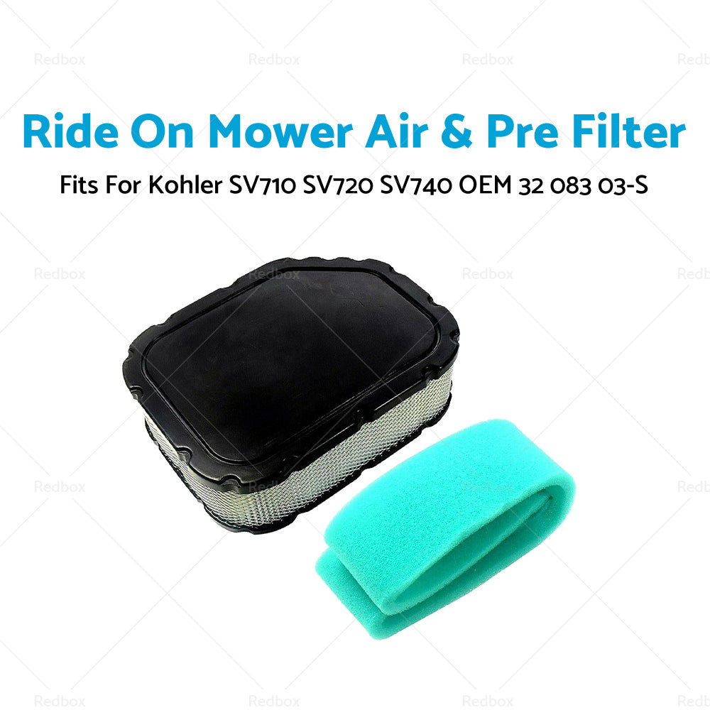 Ride On Mower Air  and  Pre Filter For Kohler SV710 SV720 SV740 32 083 03-S