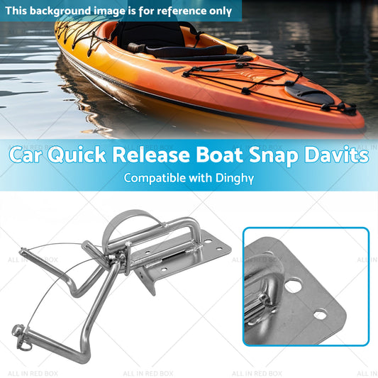 304 Stainless Steel Car Quick Release Boat Snap Davits Suitable for Dinghy