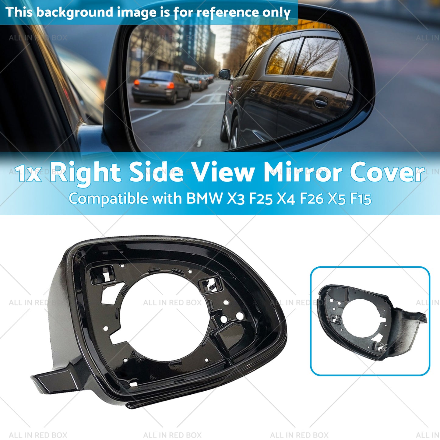 Right Side View Mirror Cover Suitable for BMW X3 F25 F15 X6 F16 X4 F26 X5 14-19