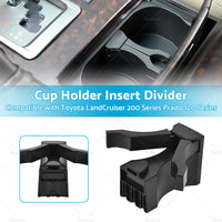 Cup Holder Insert Divider Suitable For Toyota LandCruiser 200 Series Prado 120