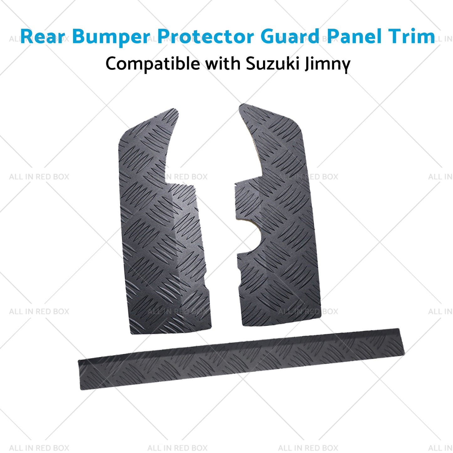 Bumper Protector Guard Panel Trim Alloy Rear Suitable for Suzuki Jimny 19-23