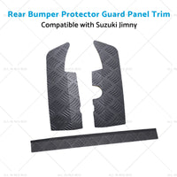 Bumper Protector Guard Panel Trim Alloy Rear Suitable for Suzuki Jimny 19-23