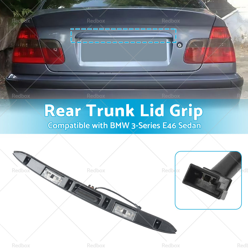 Rear Trunk Liftgate Pull Handle 51137171699 Suitable for BMW 3 Series E46 Sedan