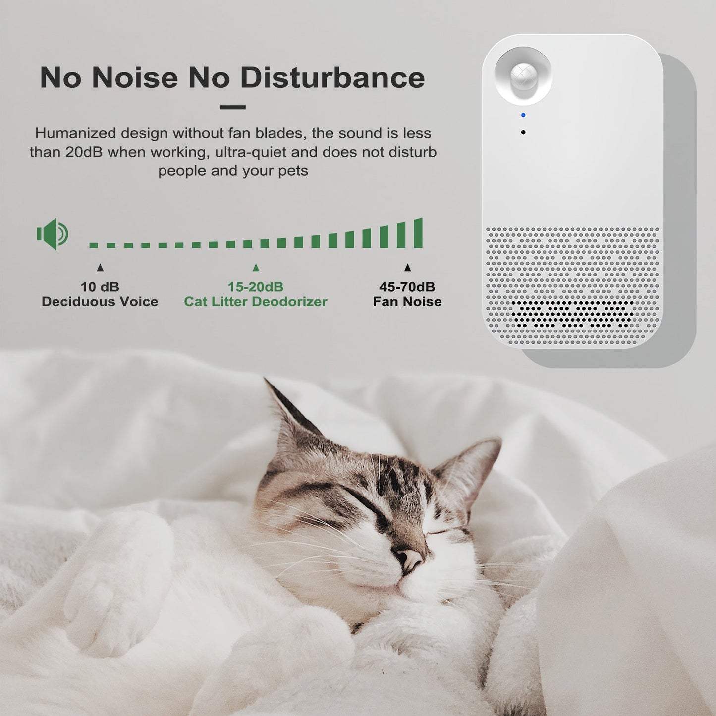 Pet Cat Litter Box Deodorizer Odor Eliminator Remover Dust-Free Bathroom