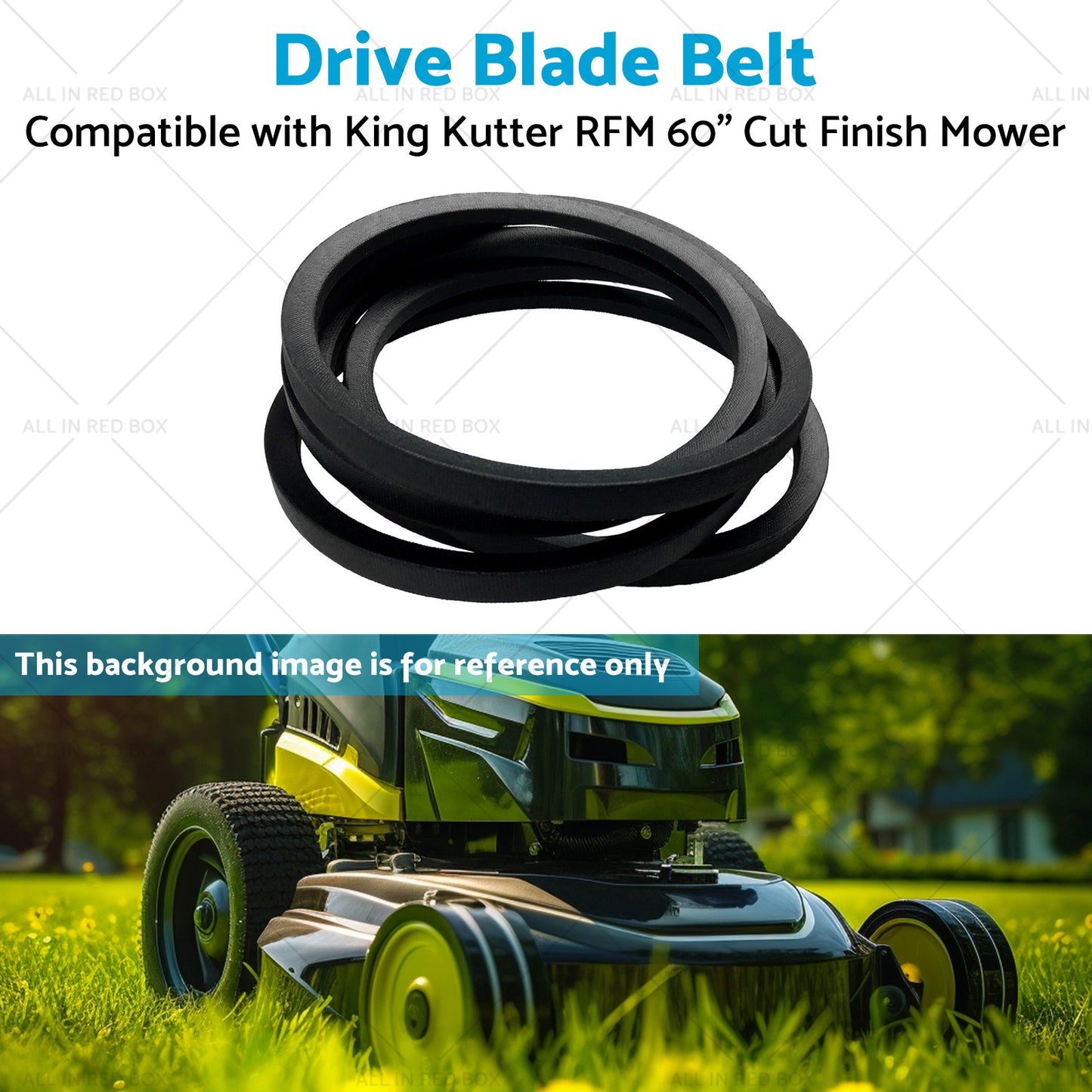 167133 Drive Blade Belt Suitable for King Kutter RFM 60 inch  Cut Finish Mower