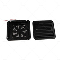 12V Fridge Vent Fan Side Air Ventilation Exhaust Fan for RV Trailer Caravan