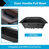 Suitable For BMW X3 X4 F25 F26 LH RH Interior Door Handle Bowl Pull Cover Trim