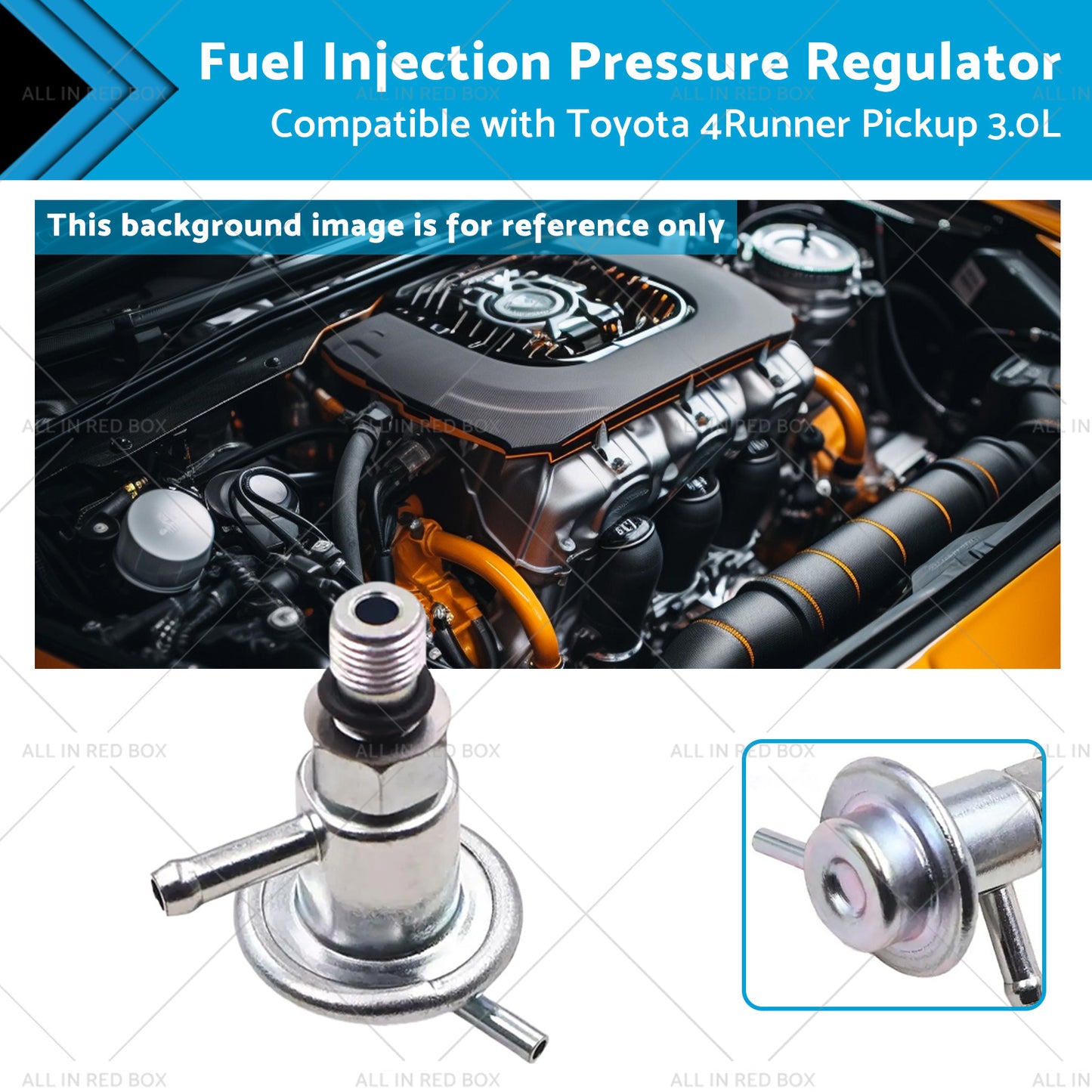 Fuel Injection Pressure Regulator Suitable for Toyota 4Runner Pickup 3. 0L 88-95