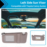 7432006780B0 Left Side Sun Visor Gray Suitable for Toyota Camry Aurion 07-11