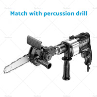 6 inch  Electric Drill Converter To Chain Saw Wrench Chain for Three-jaw Collet Drill