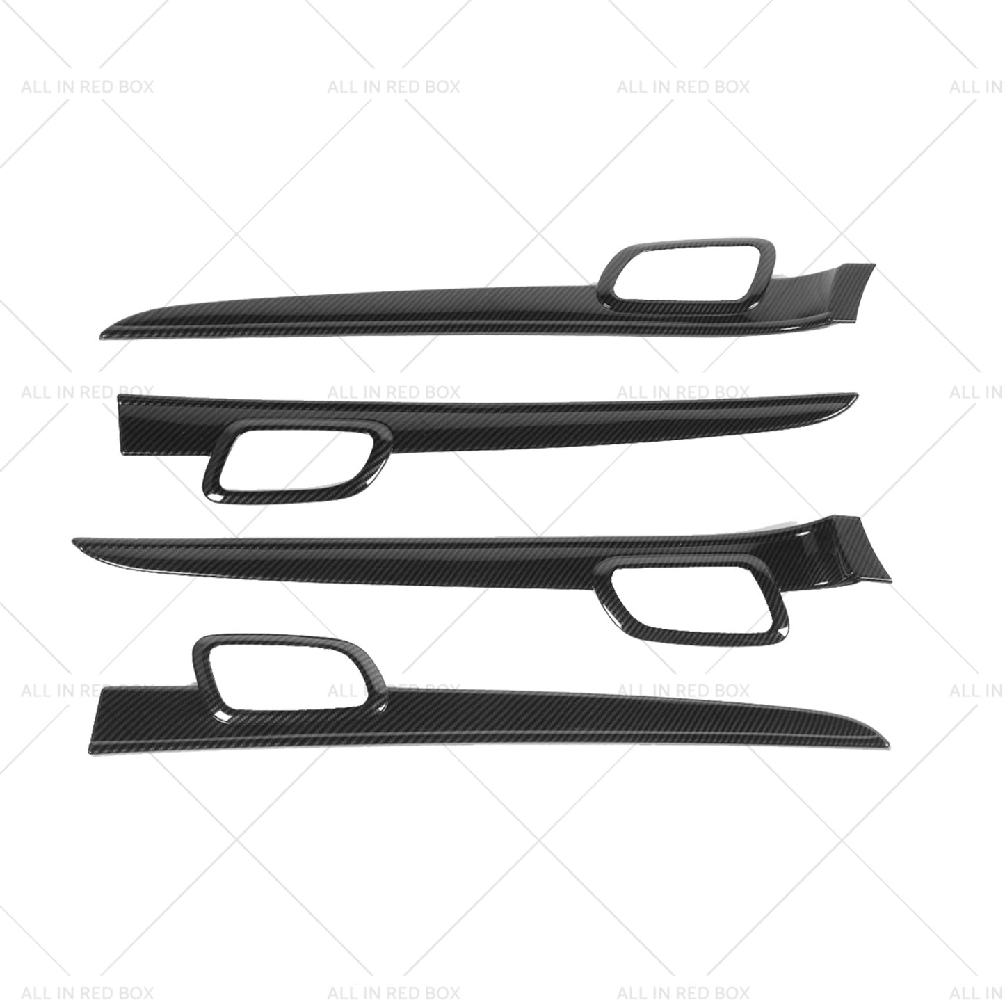 Carbon Fiber Door Handle Decor Cover Trim Strips Suitablefor Jeep Grand Cherokee