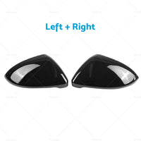 Glossy Black Mirror Cover Cap Suitable For Volkswagen VW Golf 7 MK7 R Gti 14-19