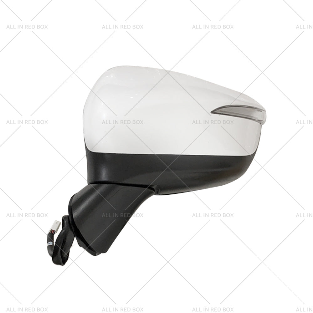 LH Door Wing Mirror Suitable for Mazda CX-5 2015-2016 No BlindSpot 8 Wires White