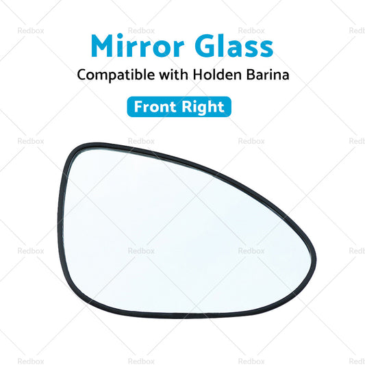 Right Side Mirror Glass Suitable for Holden Barina 2011-ON Heated Convex Base