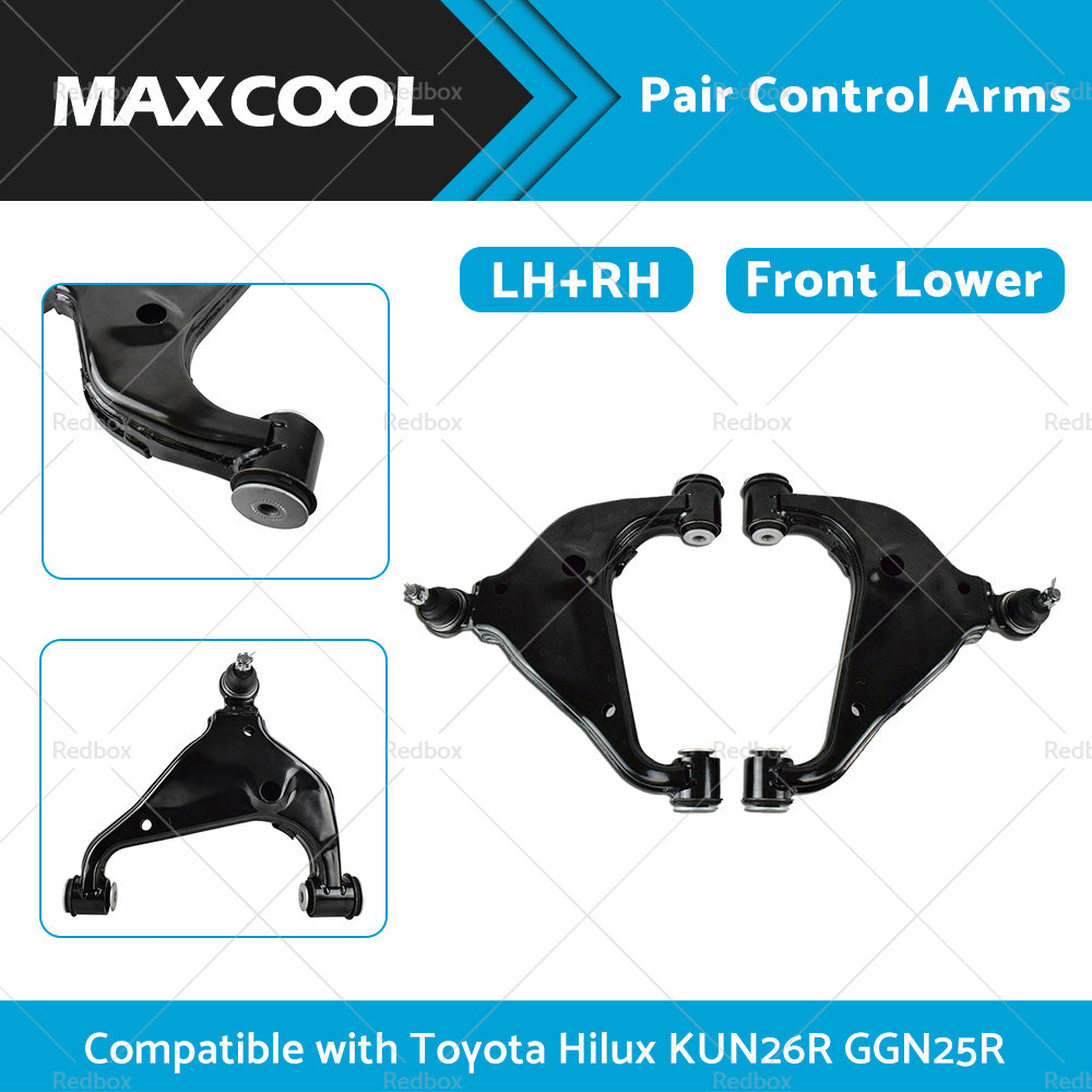 LH RH Front Lower Control Arm Suitable for TOYOTA HILUX KUN26 GGN25 4WD 05-15