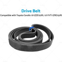 Ribbed Belt 6PK1810 Suitable for Toyota Corolla 1. 8 ZZE122R 1. 8VVTi ZRE152R