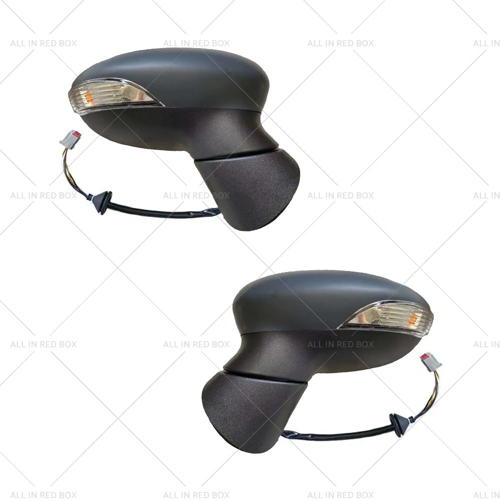 RH  LH Pair Electric Door Mirror No Heat Suitable For Ford Fiesta WS WT 08~17