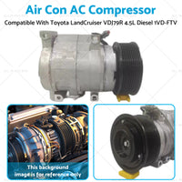 {{ Air Con AC Compressor Suitable for Toyota LandCruiser VDJ79R 4.5L Diesel 1VD-FTV }} - Buy Car Parts Online at {{ Kaka Auto Parts }}.
