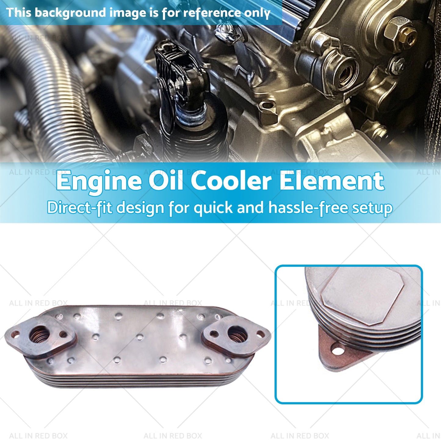 {{ Engine Oil Cooler Element Suitable For Mitsubishi Pajero 3.2T  V78W V68W 00-06 }} - Buy Car Parts Online at {{ Kaka Auto Parts }}.