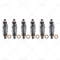 6PCS Fuel Injectors 093500-1810 23600-48011 Suitable For Toyota 2B B 2J 2H