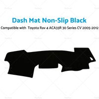 Dash Mat Suitable For Toyota Rav 4 ACA33R 30 Series CV 2005-2012 Dashboard Cover