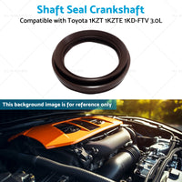 Shaft Seal Crankshaft Suitable for Toyota 1KZT 1KZTE 1KD-FTV 3. 0L 2KD-FTV 2. 5L