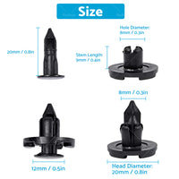 {{ 8mm Clips Fits For Nissan GU Patrol Inner Guard Liner Grille Retainer Fastener }} - Buy Car Parts Online at {{ Kaka Auto Parts }}.