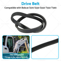 {{ Hydraulic Pump Drive Belt 7146391 Suitable for Bobcat S510 S530 S550 T550 T590 }} - Buy Car Parts Online at {{ Kaka Auto Parts }}.