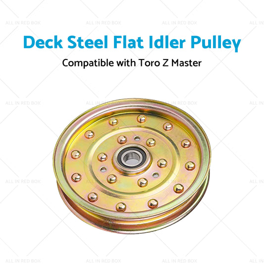 116-4667  or  132-9424 Deck Steel Flat Idler Pulley Suitable for Toro Z Master