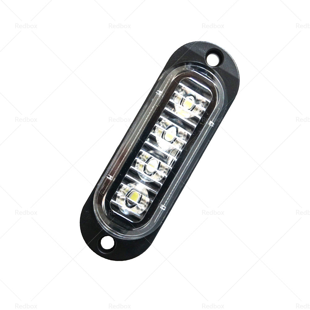 White Clearance Light Side Marker 4 LED Suitable For Truck Trailer Caravan Lamp