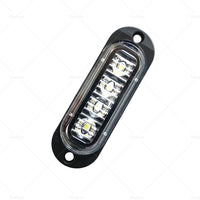 White Clearance Light Side Marker 4 LED Suitable For Truck Trailer Caravan Lamp