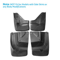 4x Splash Guard Mud Flap Fender Mudguard Suitable for Toyota Hiace H200 Series