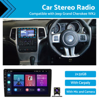 32GB Android 11 Apple Carplay Radio Stereo GPS Suitable for Jeep Grand Cherokee