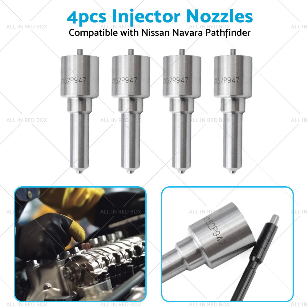 4PCS Injector Nozzle Suitable for Nissan Navara D40 Pathfinder R51 16600-EC00A