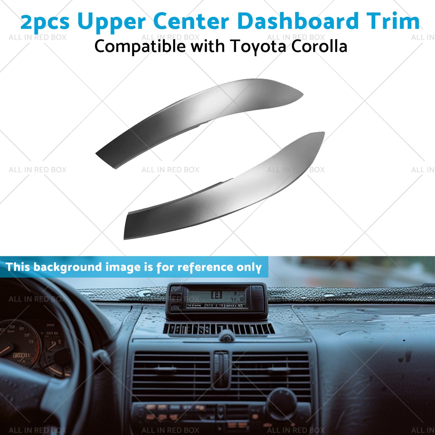 55436-02330 2pcs Upper Center Dashboard Trim Suitable for 09-13 Toyota Corolla