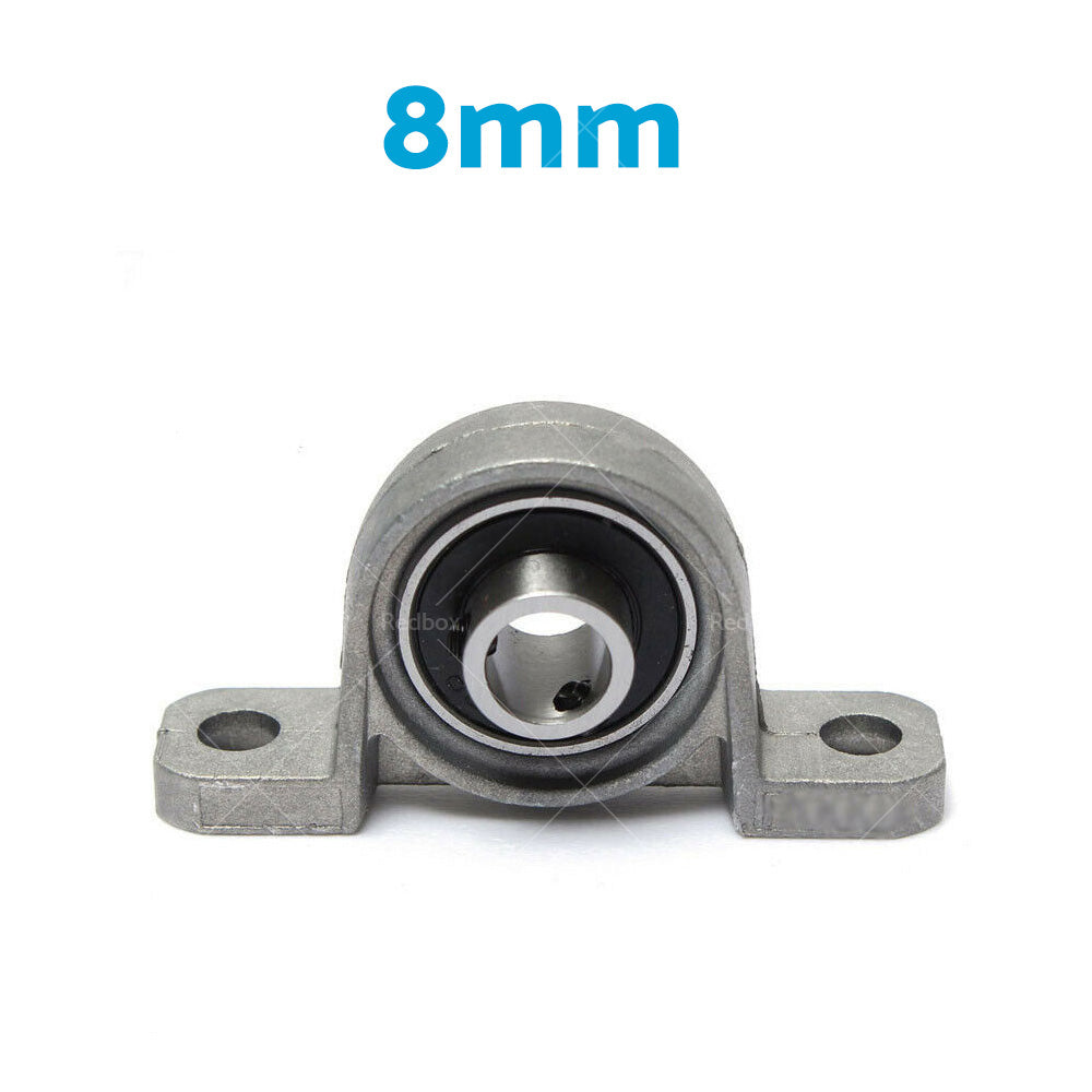 4PCS 8/10/12/20mm Inner Diameter Ball Bearing Pillow Block Zinc Alloy Metal