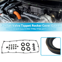 Valve Tappet Rocker Cover Gasket Full Kit For ISUZU DMAX TF 3. 0L Diesel 4JJ1TC