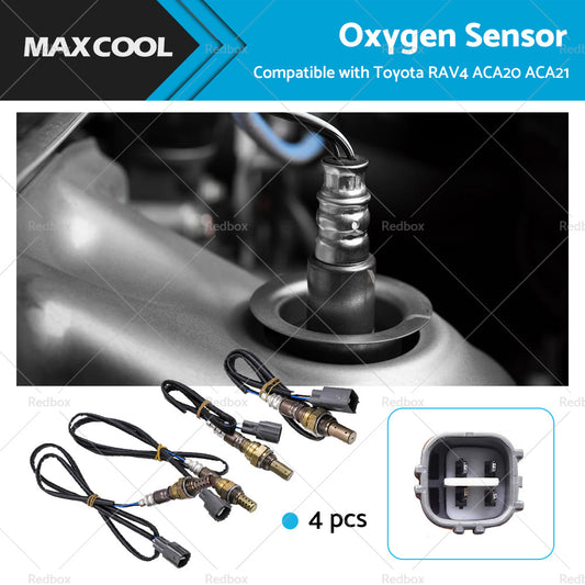 4x Air Fuel Ratio Oxygen Sensor Complete set Suitable For Toyota RAV4 2001-2003