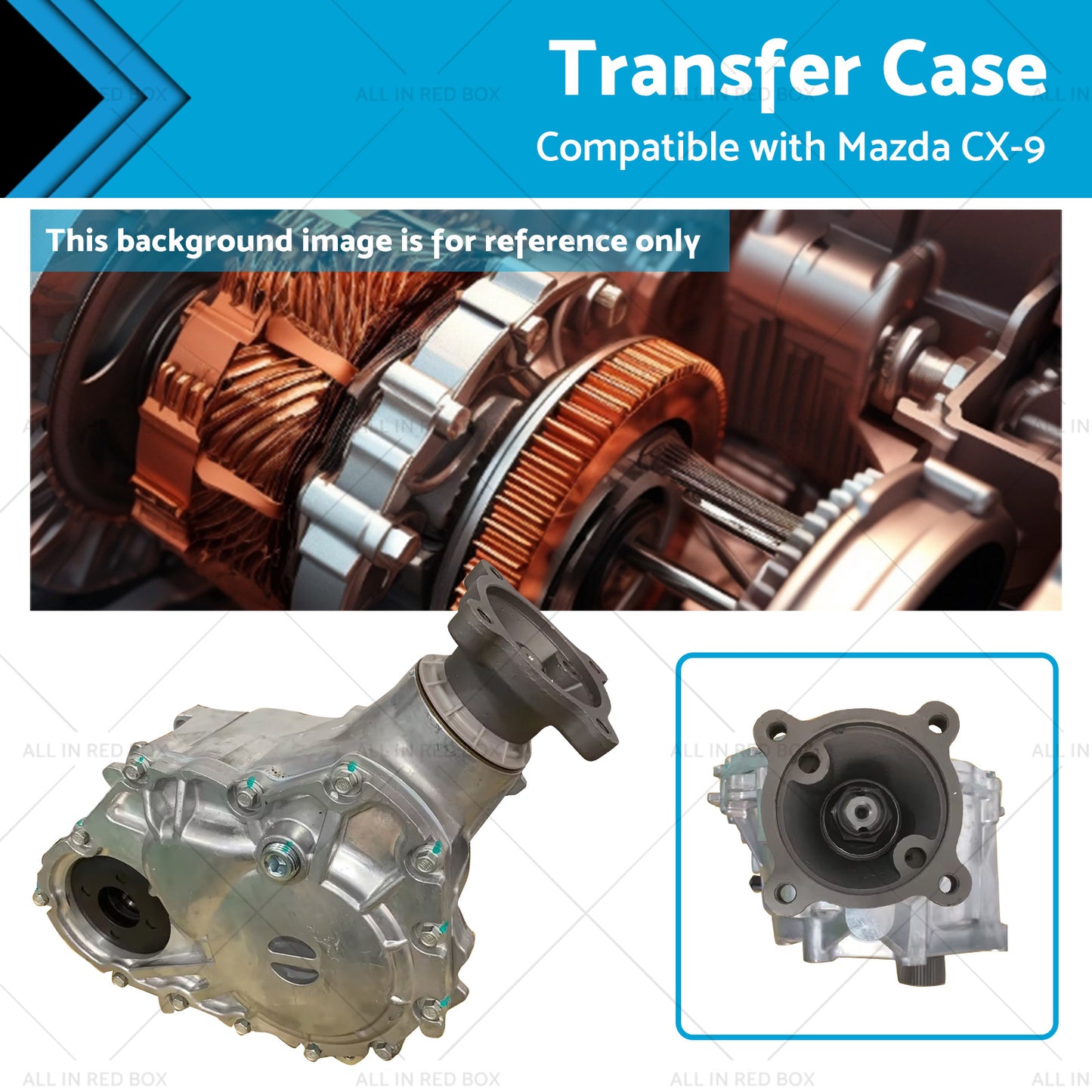 Transmission Transfer Case Suitable for Mazda CX-9 AWD 2007-2015 AW21-27-500P-9U