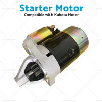 Starter Motor Suitable for 16853-63010, 16853-63013 Aixam A721 Kubota Motor