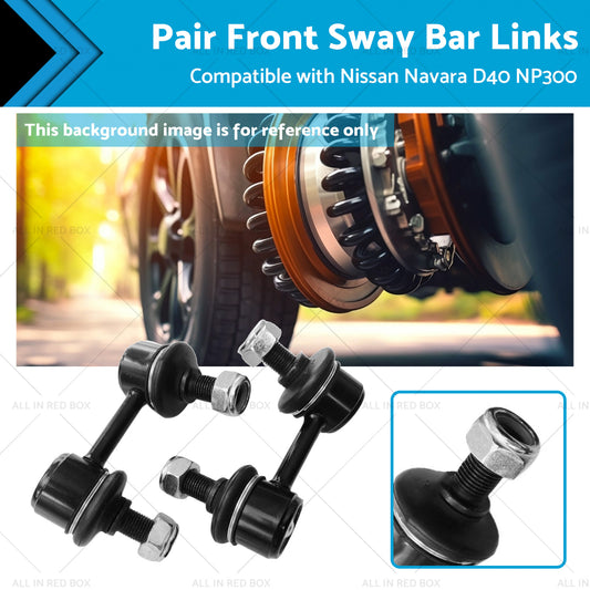 Front Sway Bar Links Suitable for Nissan Navara D40 Pathfinder R51 NP300 05-15