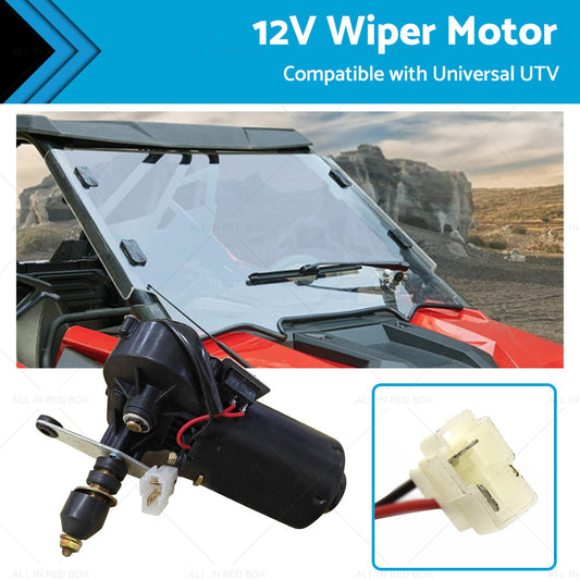 12V Electric Windshield Two Lines Universal Wiper Motor Car Interior