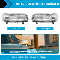 2pc Wing Door Mirror Indicator Suitable for Mitsubishi Pajero NS-NX RHLH