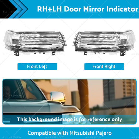 2pc Wing Door Mirror Indicator Suitable for Mitsubishi Pajero NS-NX RH+LH