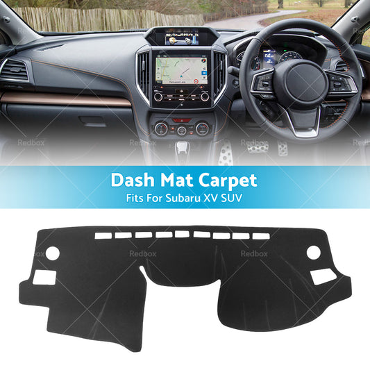 Dash Mat Fits For Subaru XV SUV 2012-2017 Dash Board Sun Cover Non-slip Black